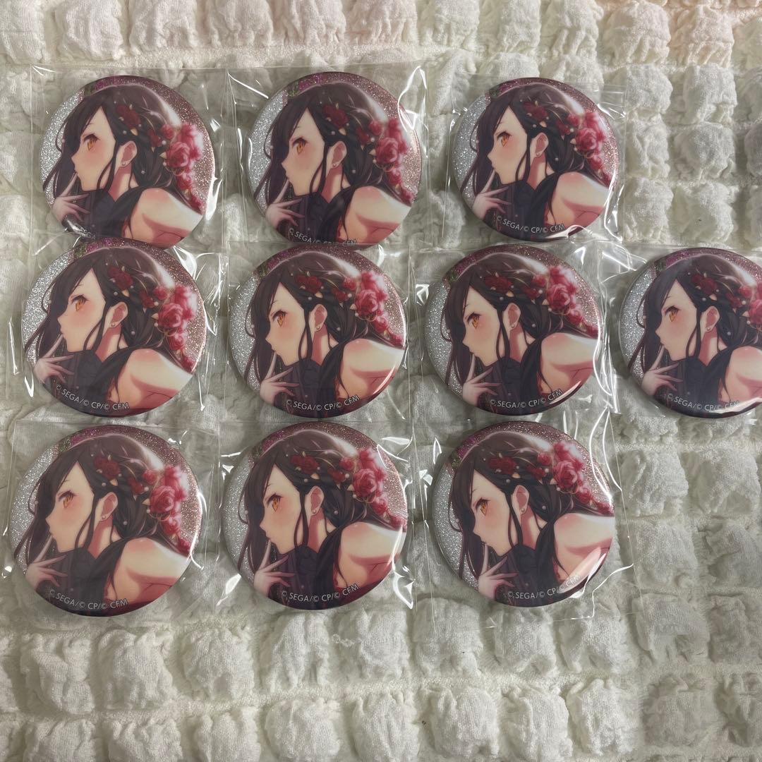 プロセカ グリッター缶バッジ グリ缶 白石杏