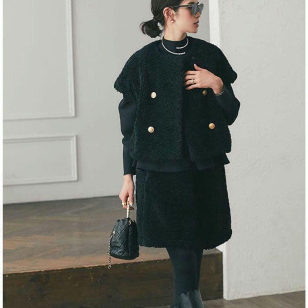 美品セブンテン　SEVENTEN by MIHO KAWAHITO ボアスカート