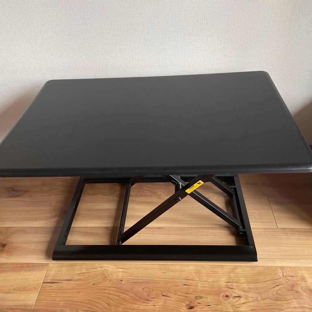 昇降式パソコンスタンド 黒