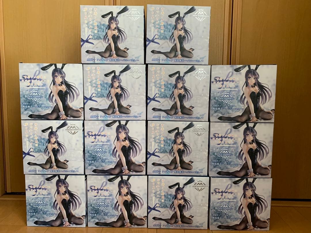 【未開封・14個】AMP＋ フィギュア 桜島麻衣～バニーver.～　まとめ売り