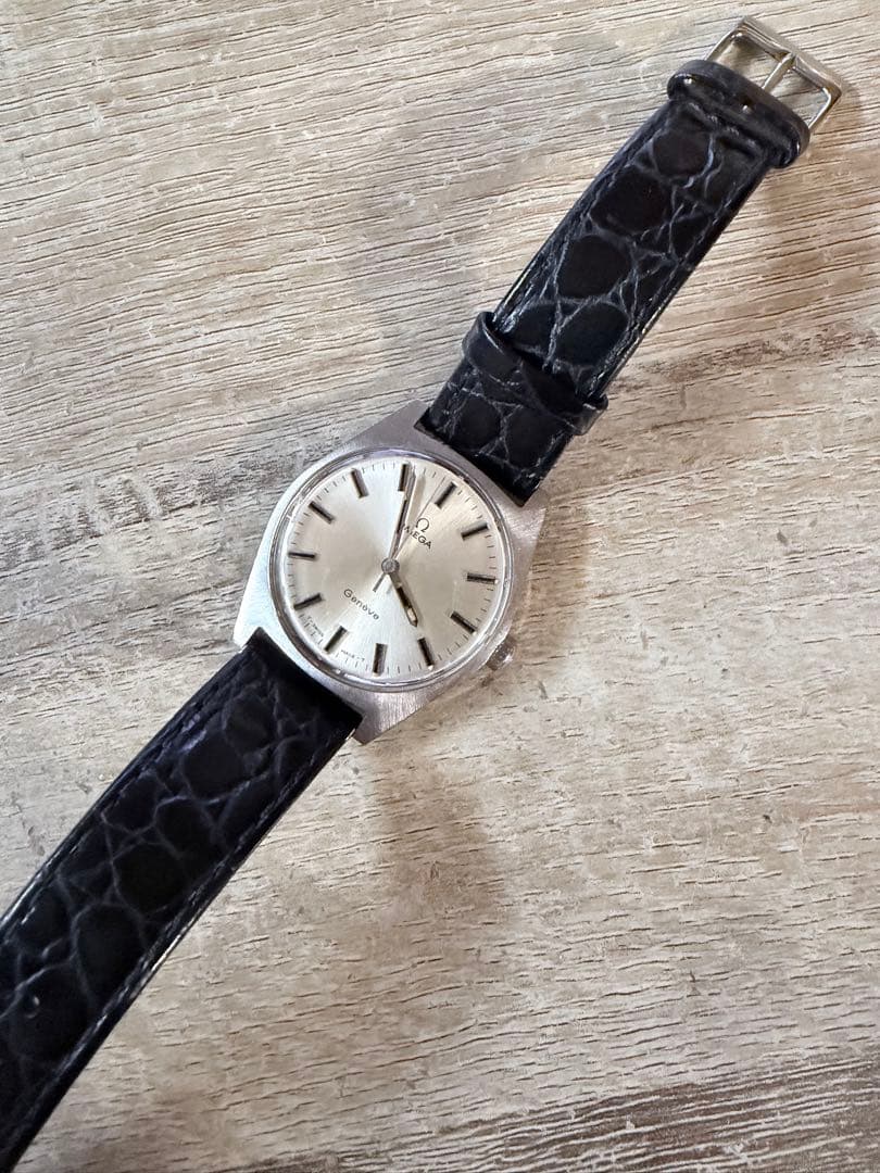 【OH済】OMEGA オメガ  ジュネーブ アンティーク 手巻き 腕時計　希少