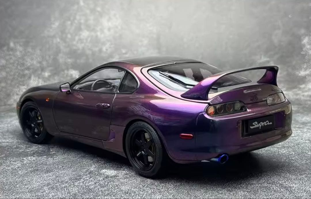 Toyota Supra A80WhelArt Purple 1:18 ミニカー