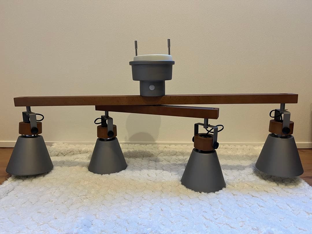 t*k様 照明 LC10798 4灯シーリングライト スライダー ヴィンテージシ