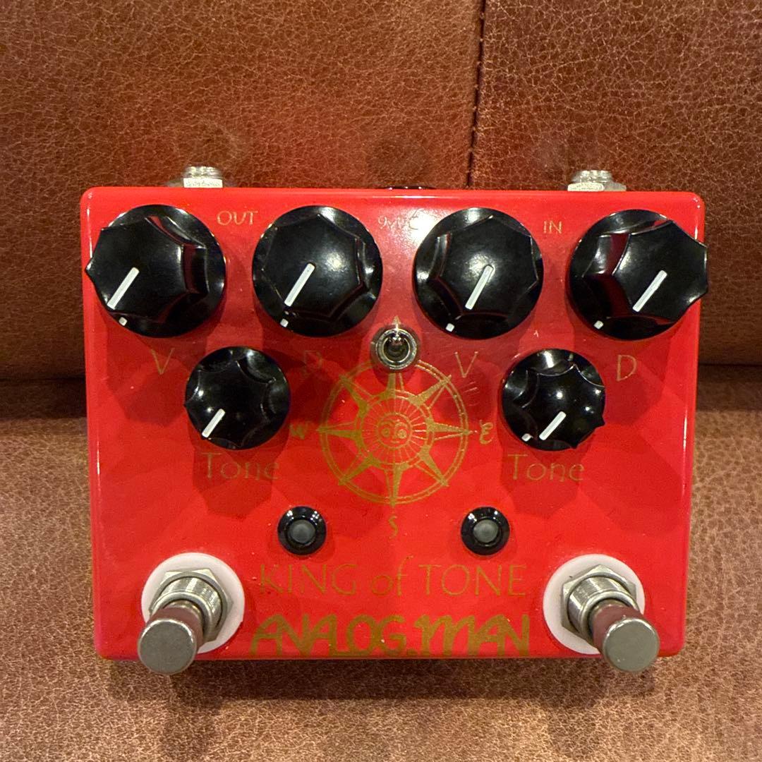 ギター Analogman KING OF TONE HI-GAIN RED SIDE