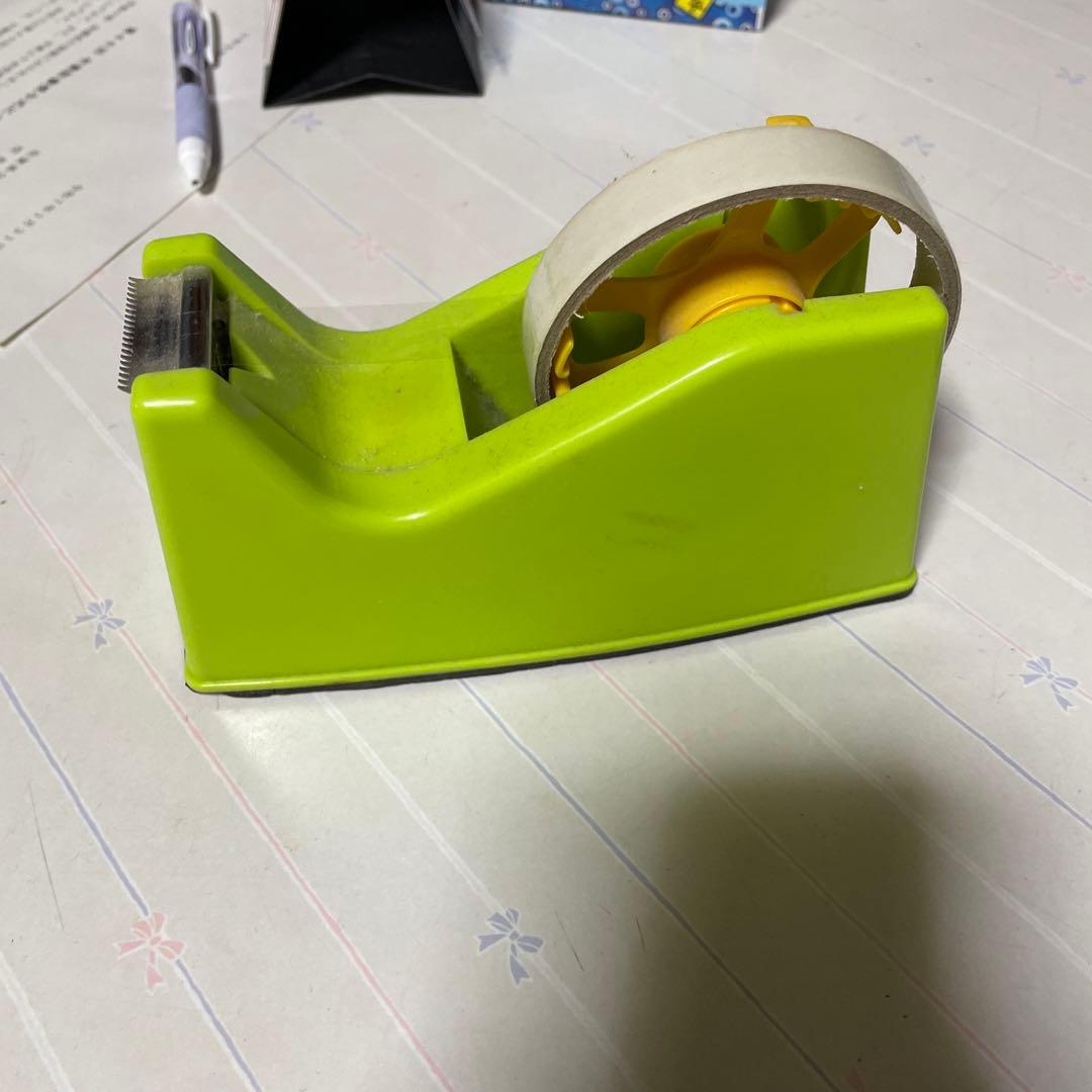 緑色 テープディスペンサー セロハンテープ用