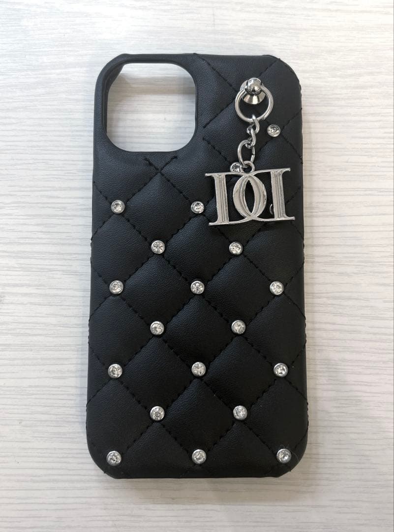 Darich キルティングビジューDDチャーム iPhoneケース　13/14