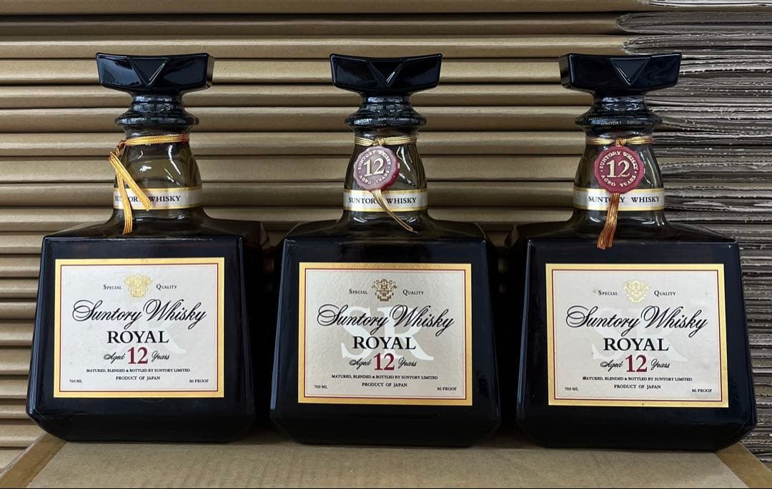 Suntory Whisky  12年 3本セット700ml 43%