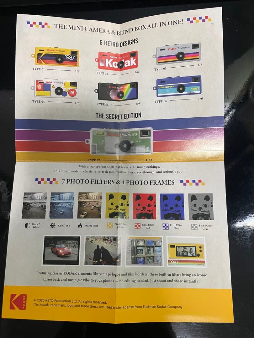 Kodak Charmera 1987年モデル ミニカメラ