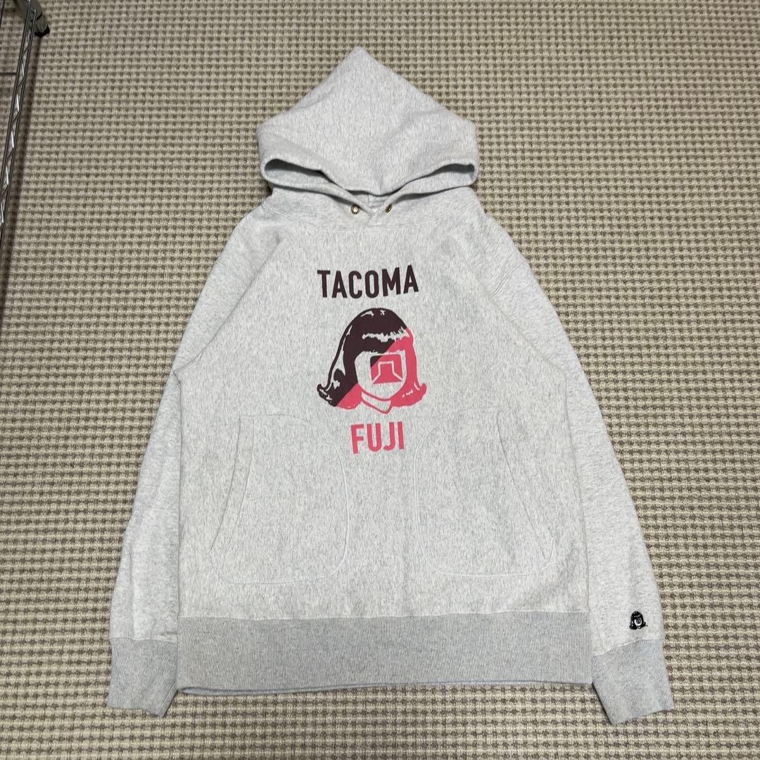 【美品】 TACOMAFUJI RECORDS ダブルトーンHWロゴフーディ