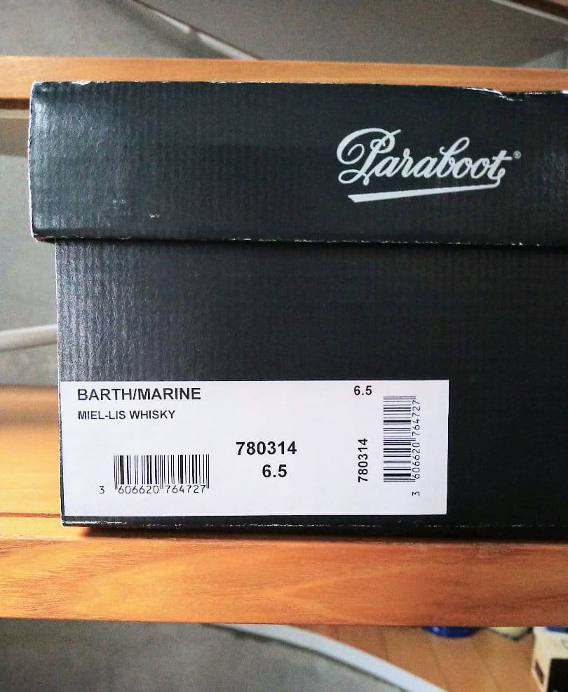 Paris直営店購入【Paraboot】デッキシューズ BARTH/MARIN