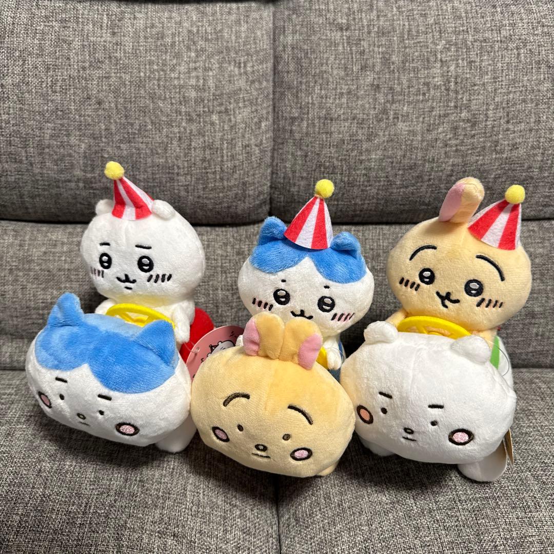 ちいかわらんど ぴーぽぽぬいぐるみ 3点セット