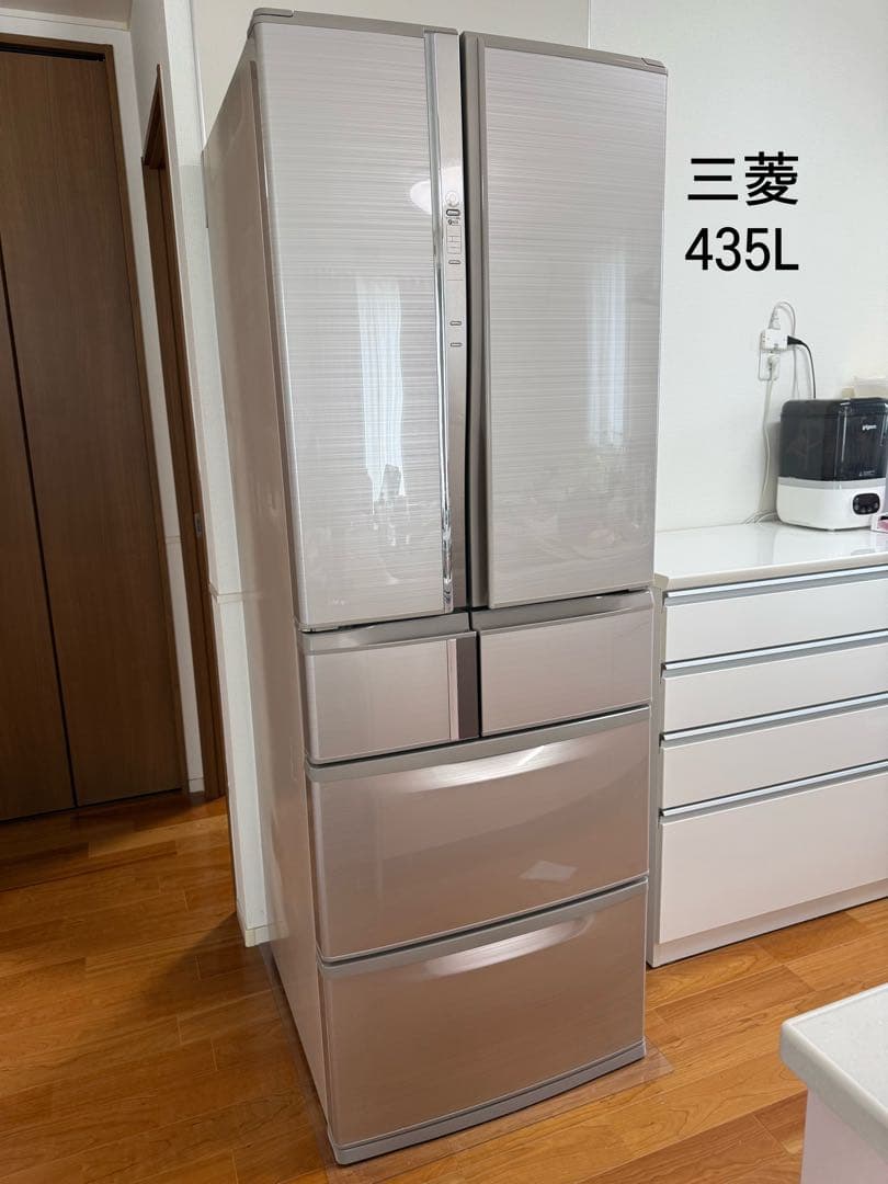 【中古】三菱 435L フレンチドア冷蔵庫　即決
