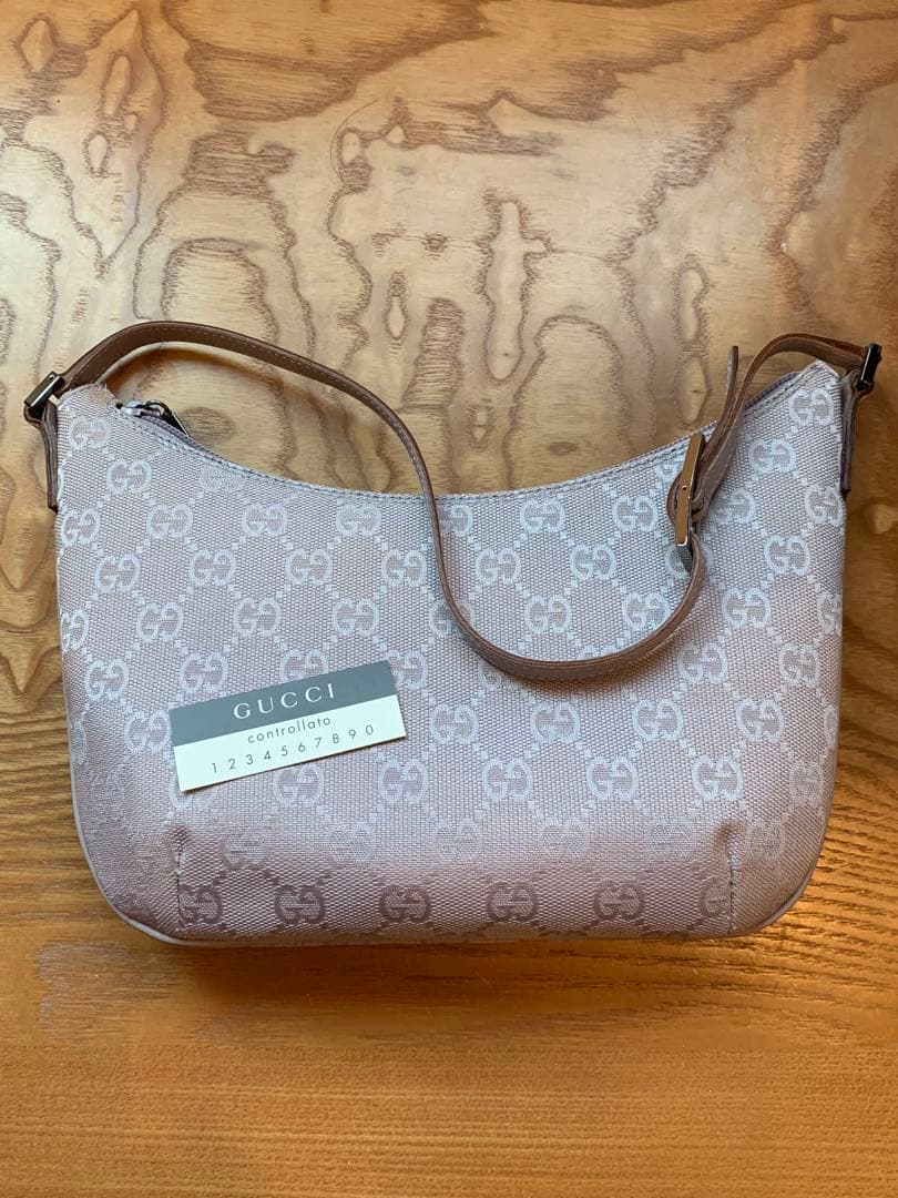 GUCCI GGパターン ピンク ハンドバッグ