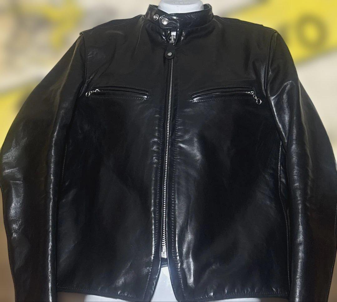 超美品‼️schott641xxホースハイド馬革ライダース38インチ