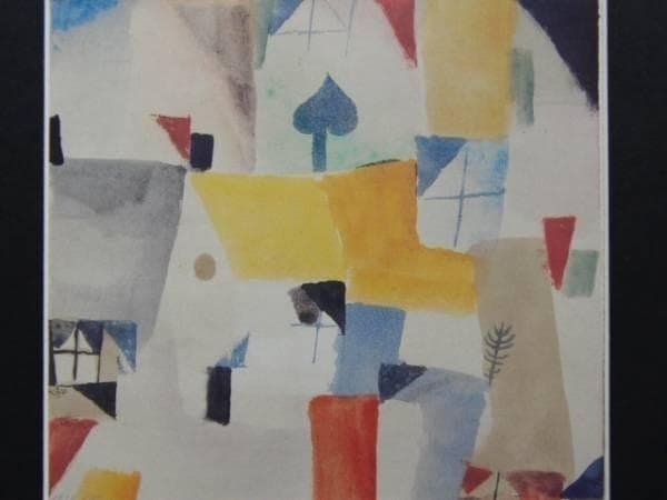 Paul Klee、Fenster、希少な画集より、新品額装付