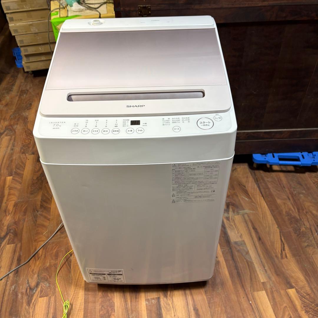 SHARP 7㎏ パワフルドルフィンパルNEXT 洗濯機　ES-GV7J-p