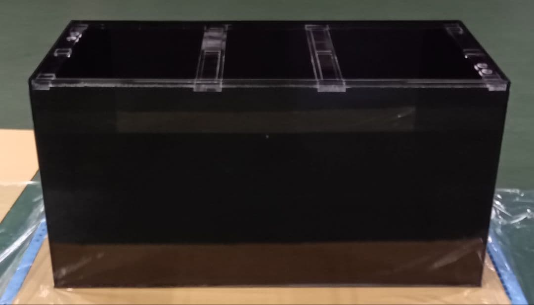 アクリル水槽 W1200 D600 H600 四面黒 10㍉ ワンオフ 佐川発送
