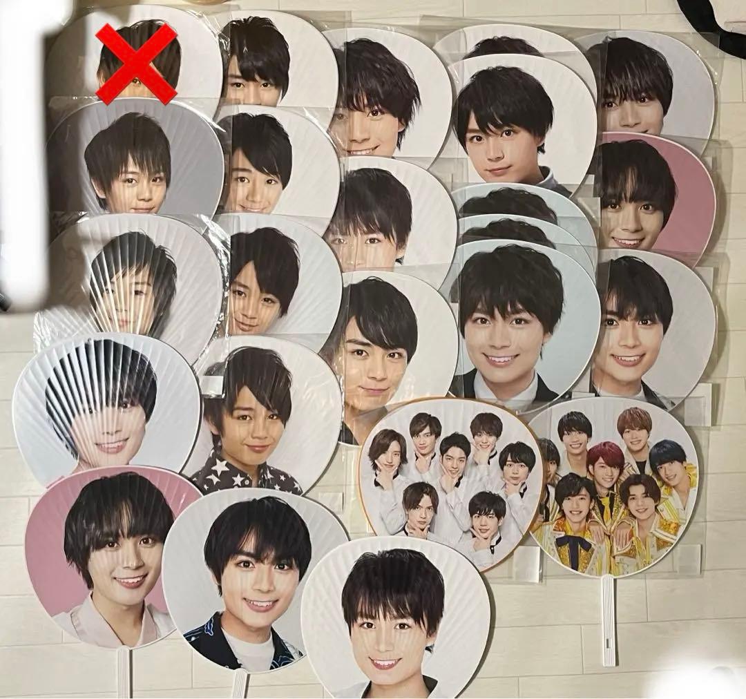 出回り希少　なにわ男子 大西流星 うちわ 2013~ バラ売り⭕️ まとめ売り