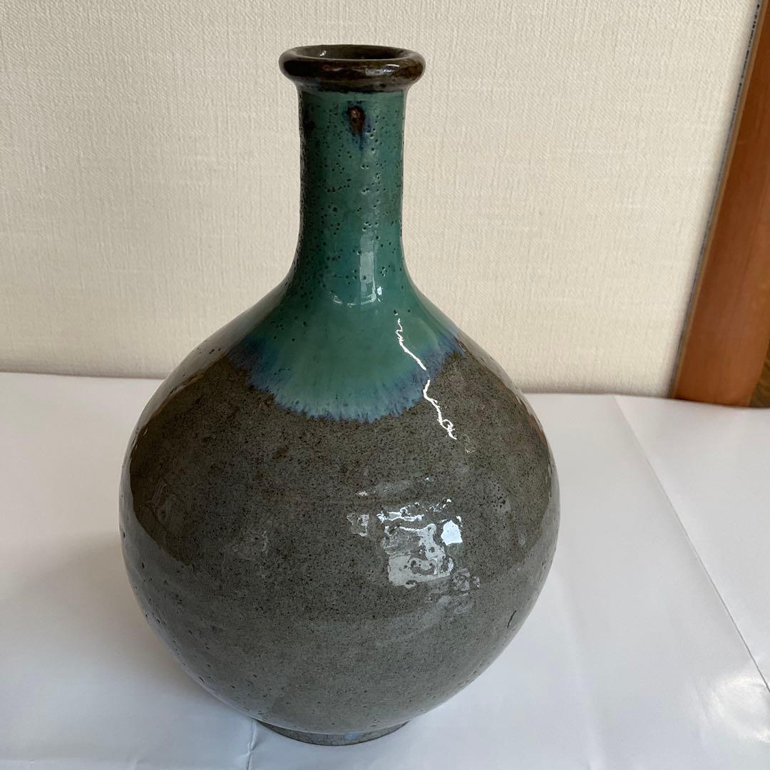 信州松代焼代官町窯徳利　江戸時代中期から後期頃　優品