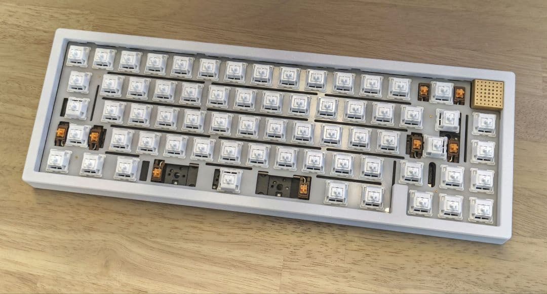 キーボード zoom65 v3 white no-chamfer