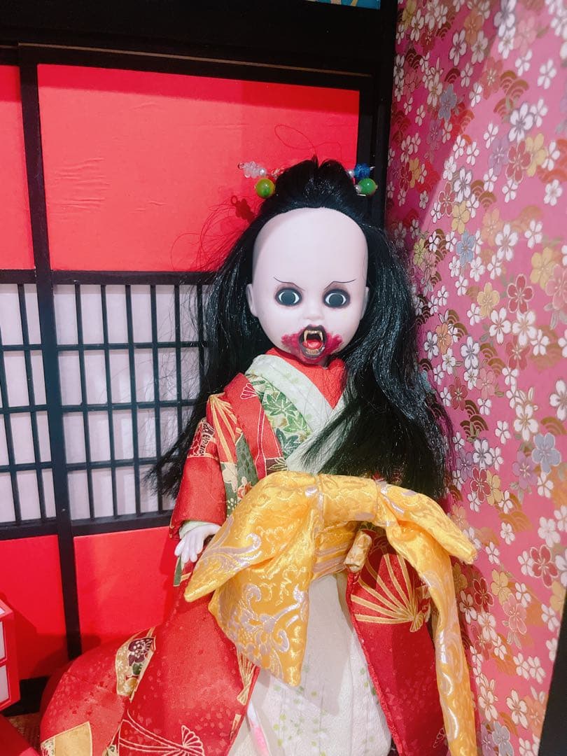 ドールハウス　花魁♡リビングデッドドールズ　お着物♡お部屋セット