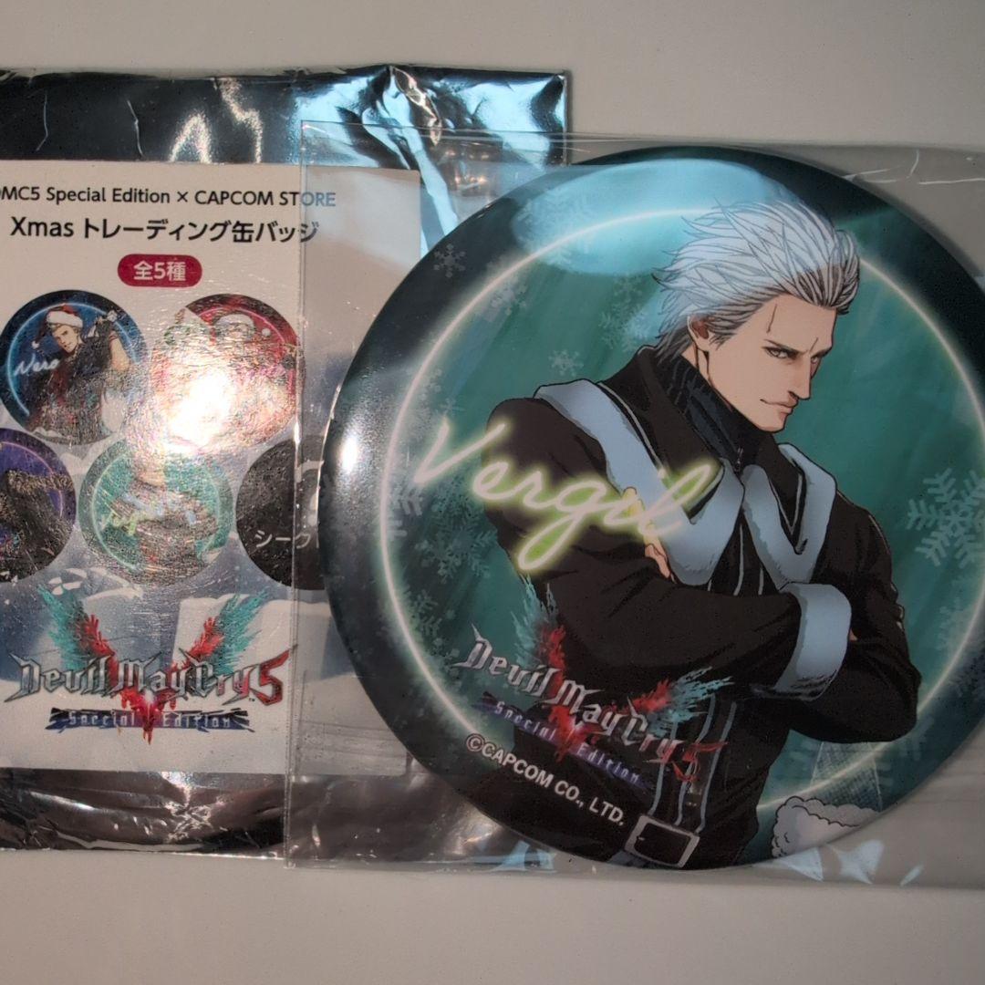 デビルメイクライ Xmas カプコンストア 限定 缶バッジ バージル
