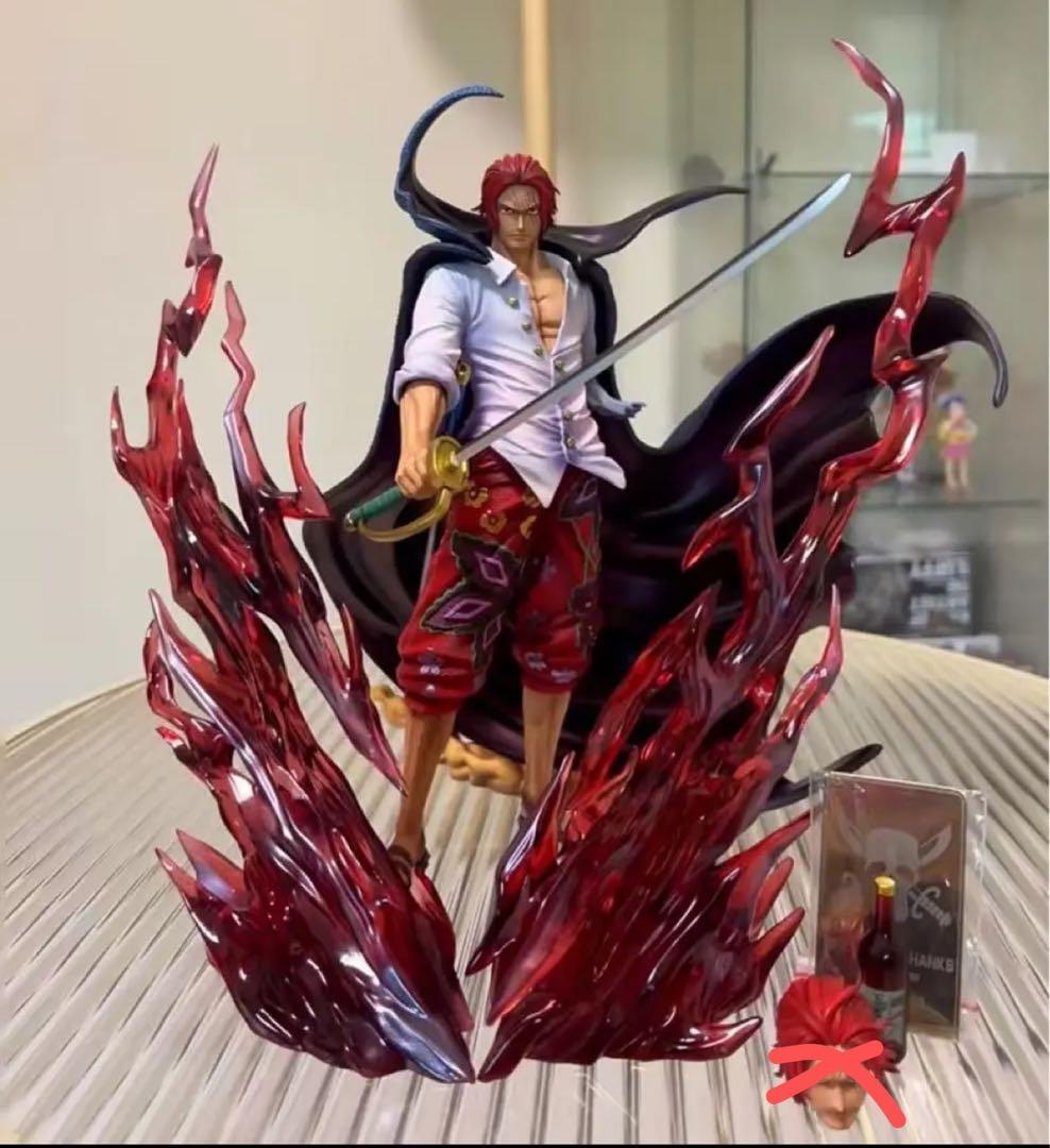 ワンピース 赤髪 シャンクス ガレージキット ガレキ スタチュー③②