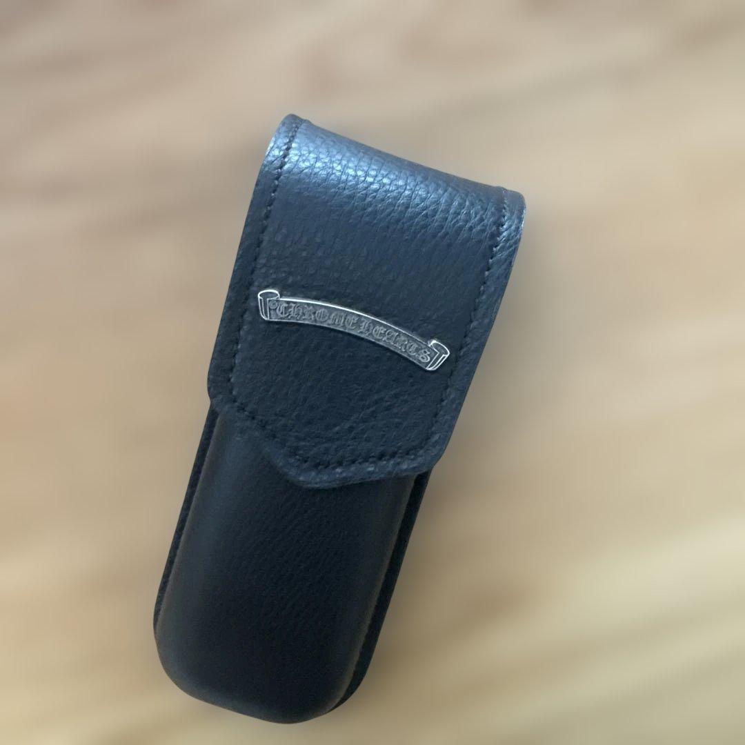 クロムハーツ メガネケース ハードケース アイウェア スクールロゴ 眼鏡