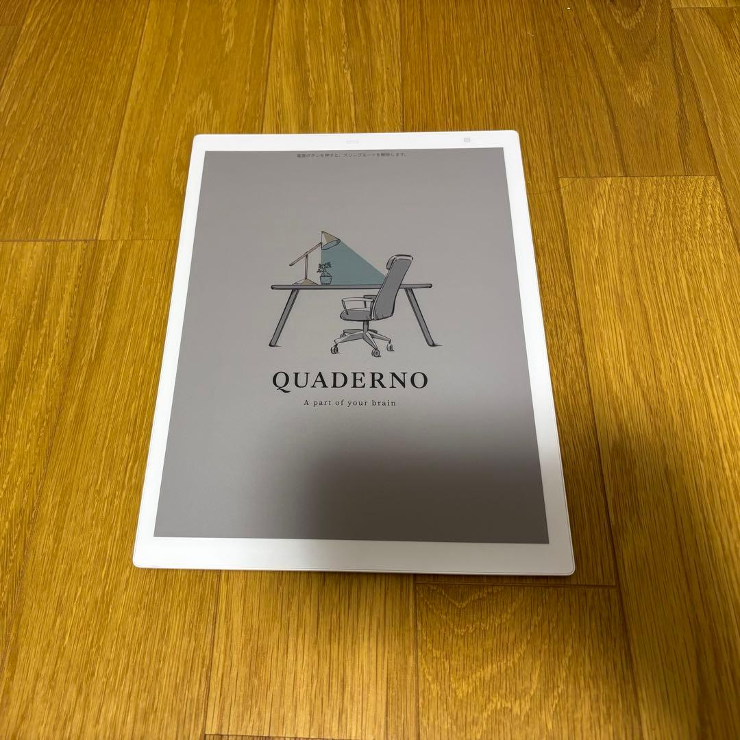 【値下げしました】QUADERNO A4（Gen.3）クアデルノ／純正カバー付