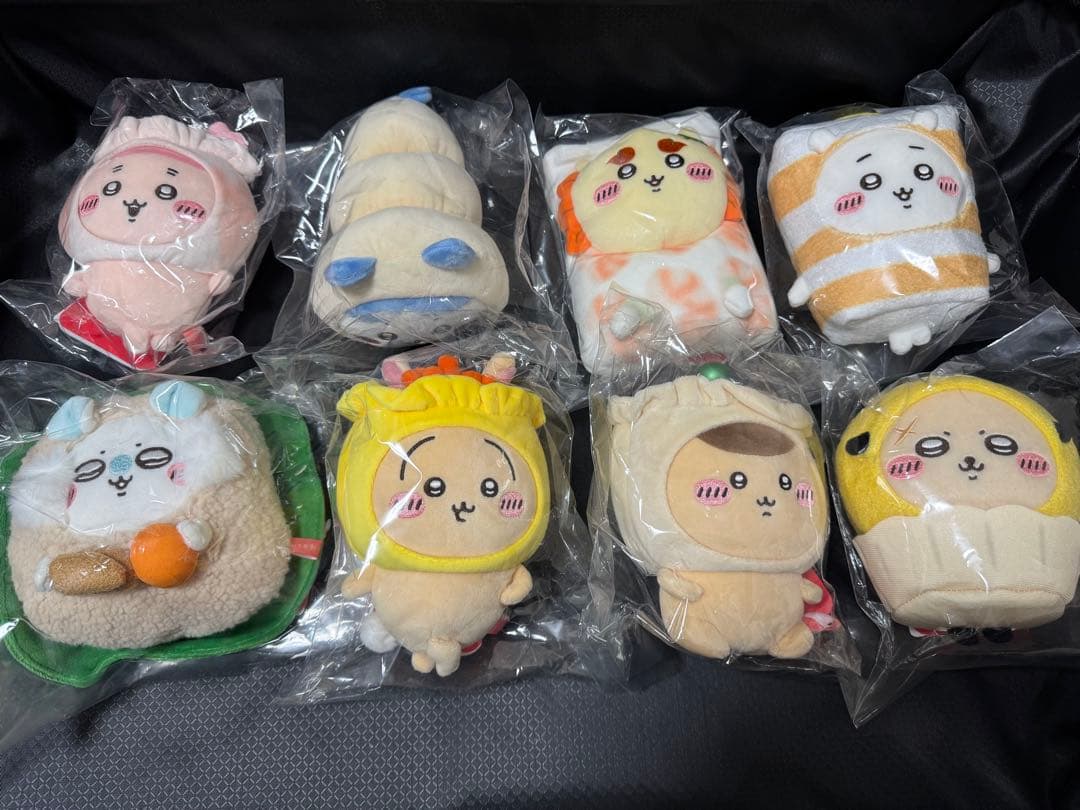 Chiikawa港式飲茶 6吋公仔 ちいかわ ￼ぬいぐるみ 香港限定￼ 全種8点
