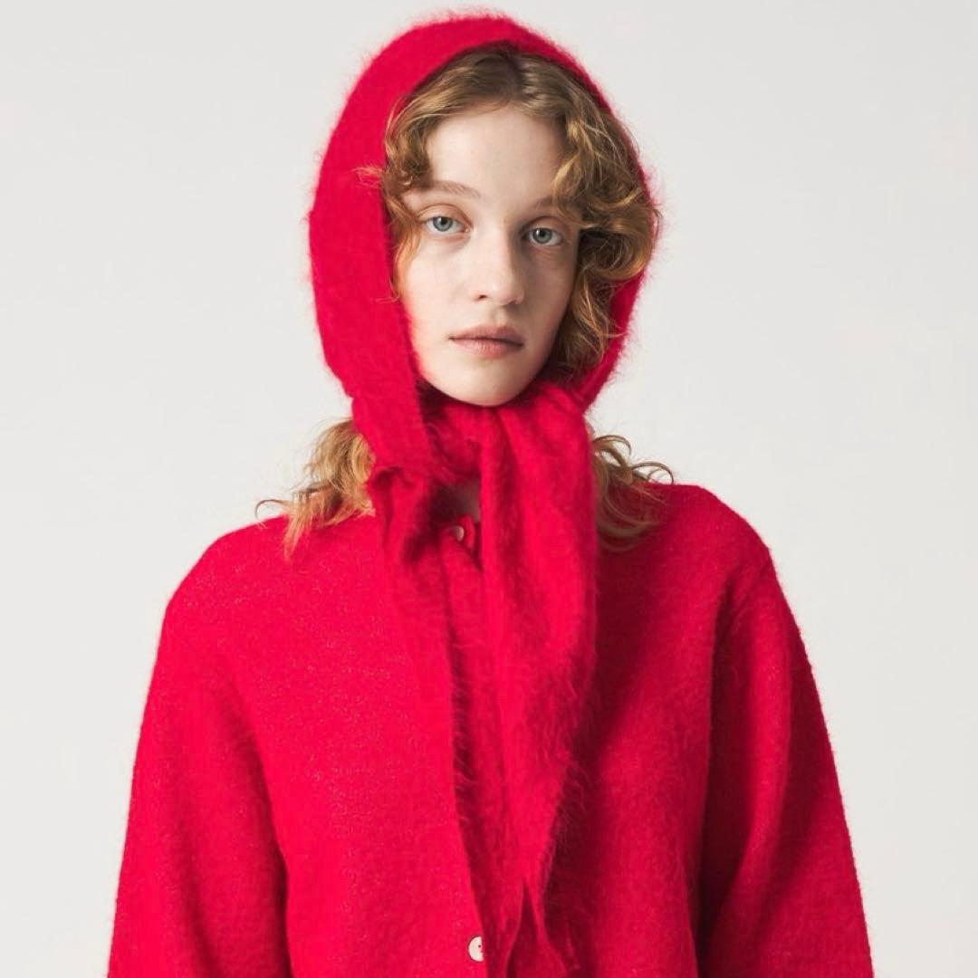 6 ROKU カシミヤ フードストール 美品