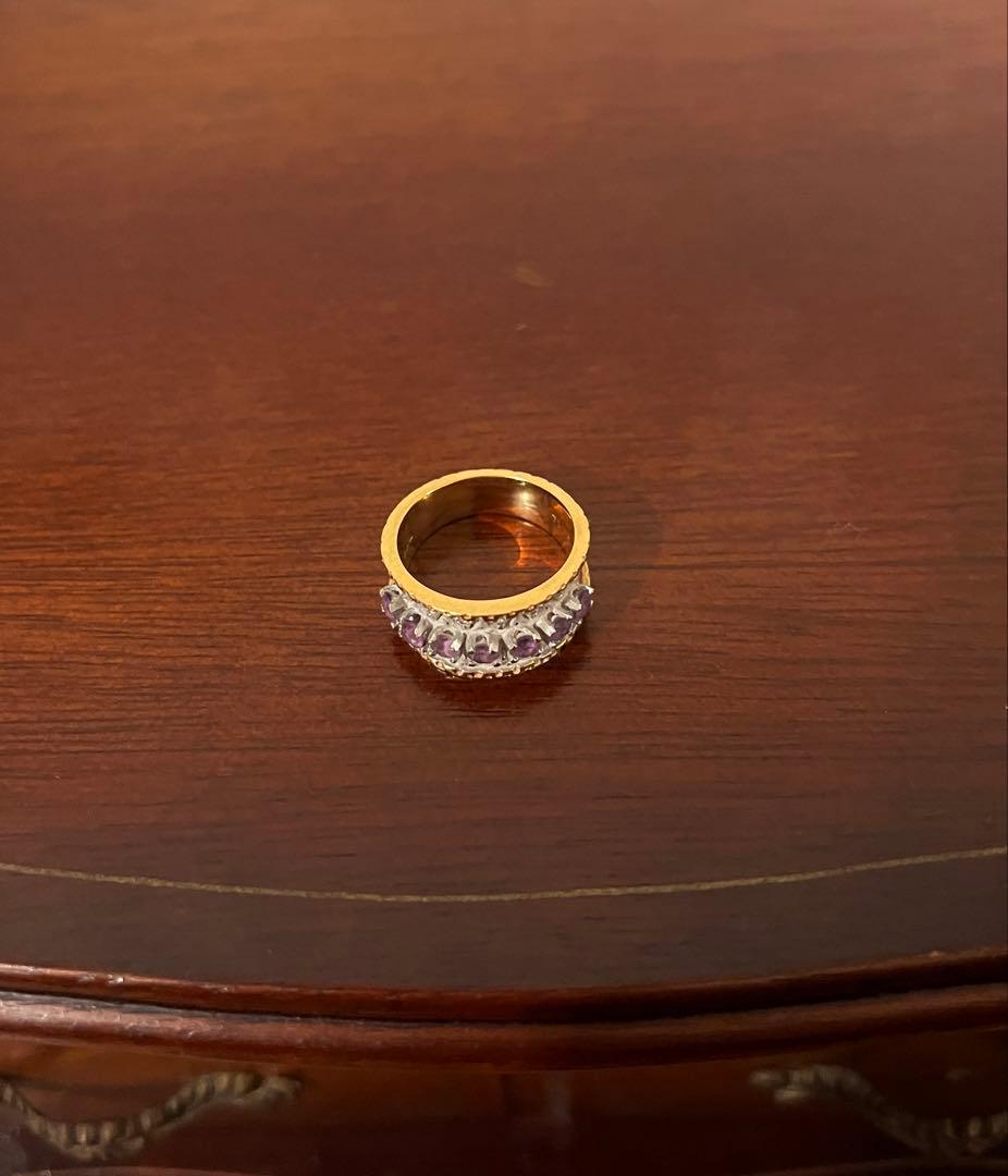 The Franklin Mint フランクリンミント　ゴールド&ストーンリング