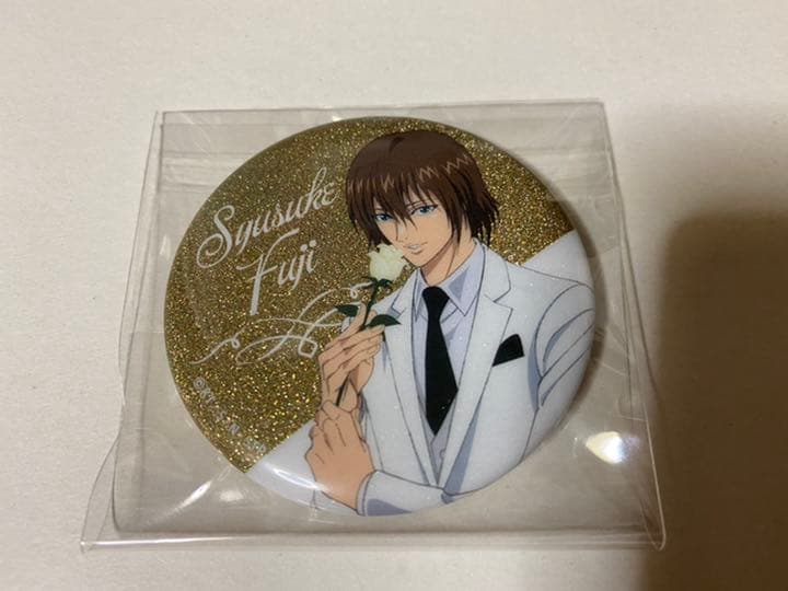 新テニスの王子様 新テニ テニプリ グリッター 缶バッジ ブラホワ スーツ 不二