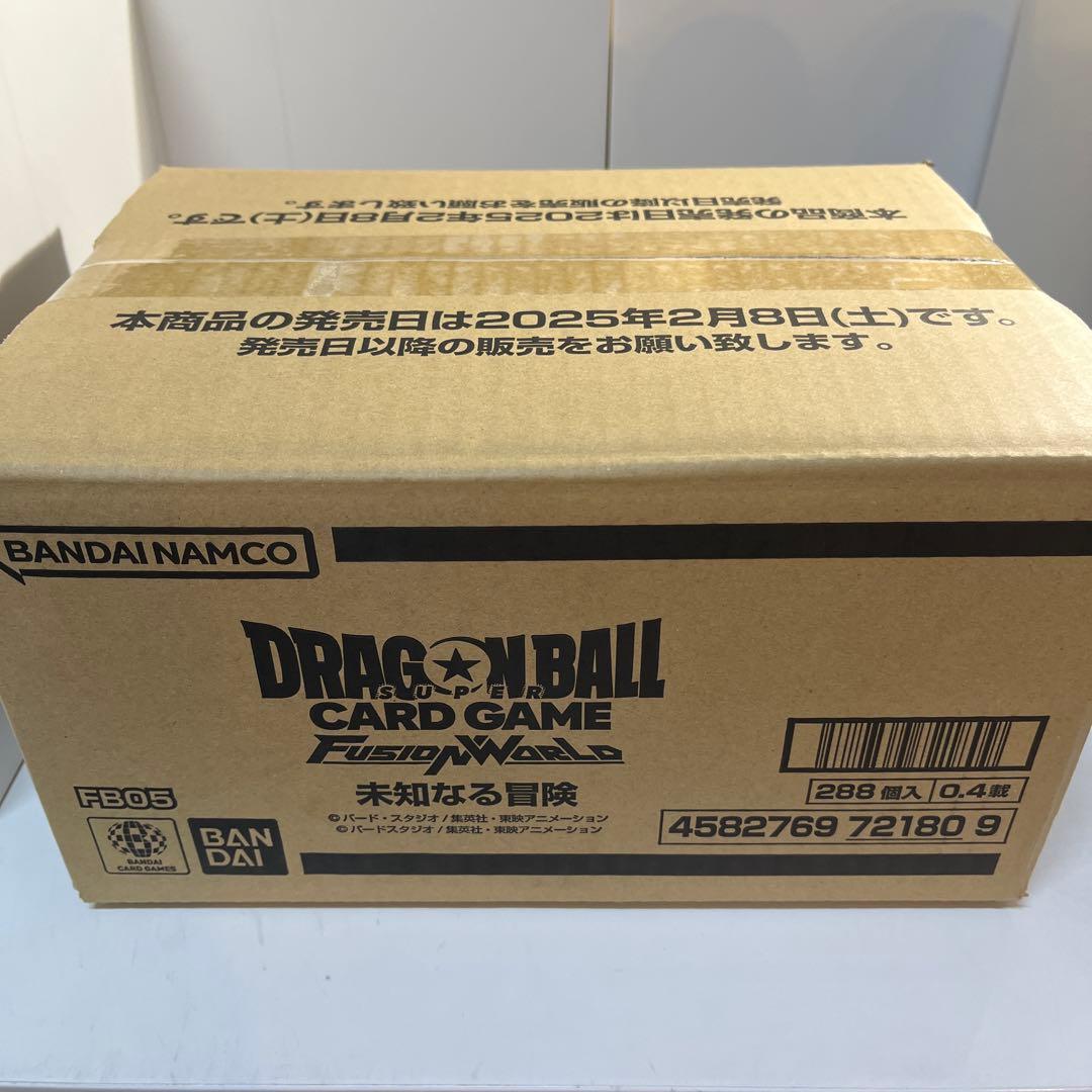 ドラゴンボールカードゲーム フュージョンワールド　未知なる冒険　未開封カートン