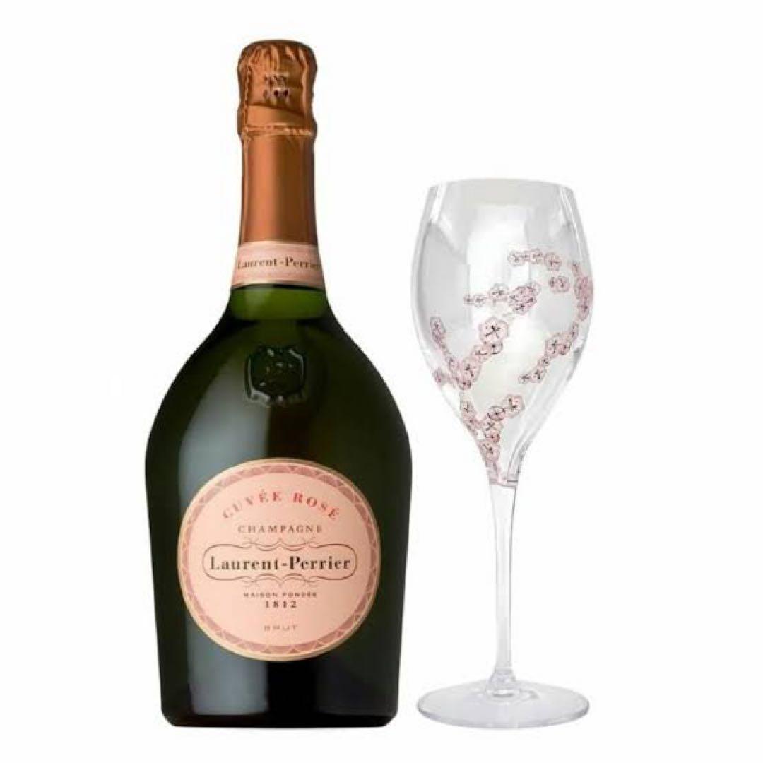 Laurent-Perrier ローランペリエロゼ　シャンパンセット