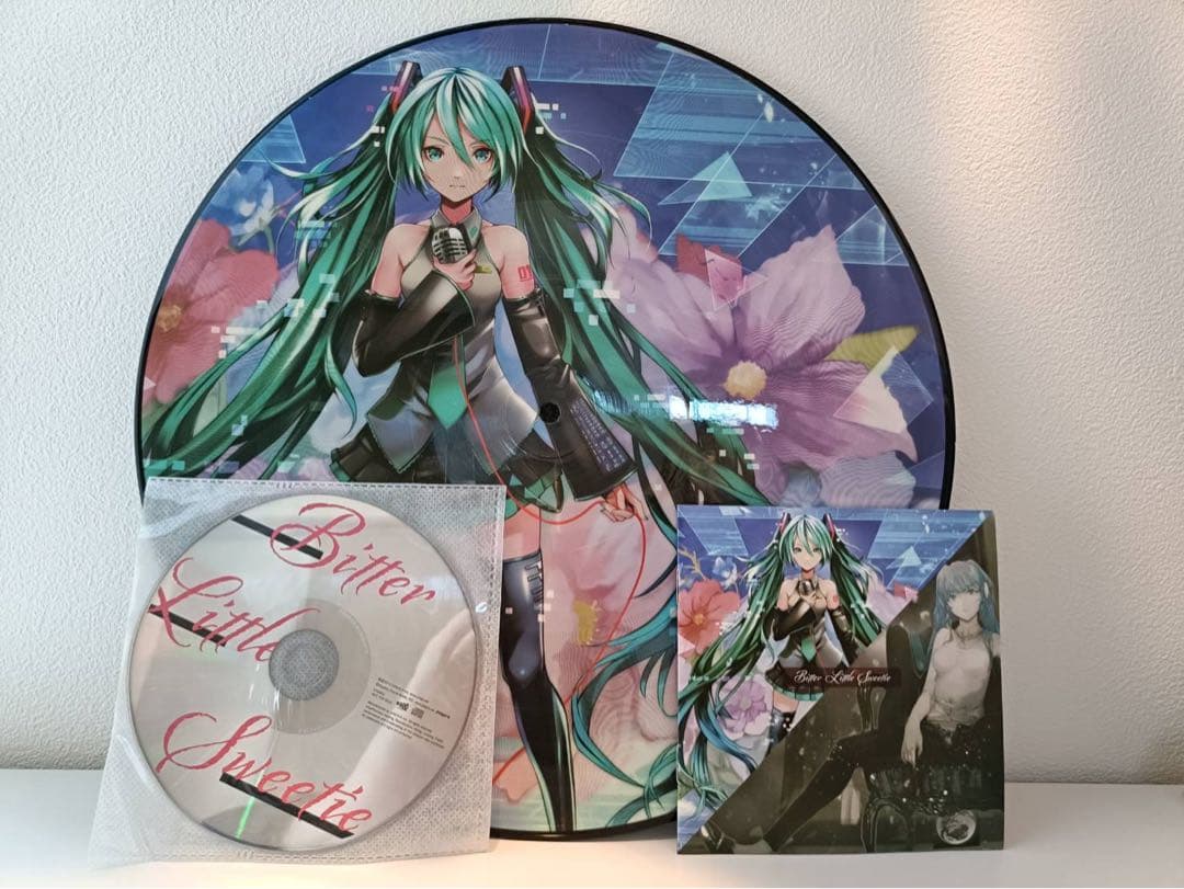 ル*コ様 初音ミク ジョージア当選品 レコード Bitter Little Sw