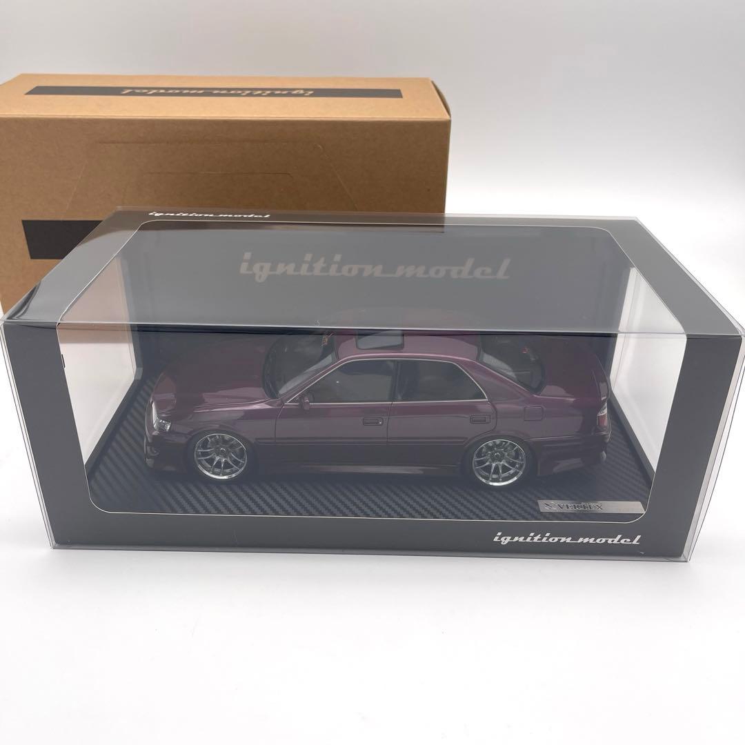 新品1/18 VERTEX JZX100 Chaser(パープルメタリック