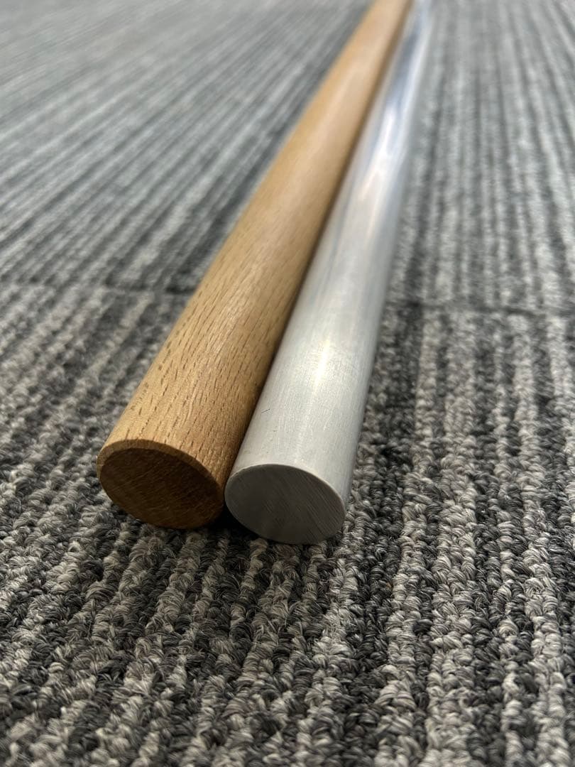 mmmkyh　ジュラルミン製　半棒　杖術　棒術　古武術