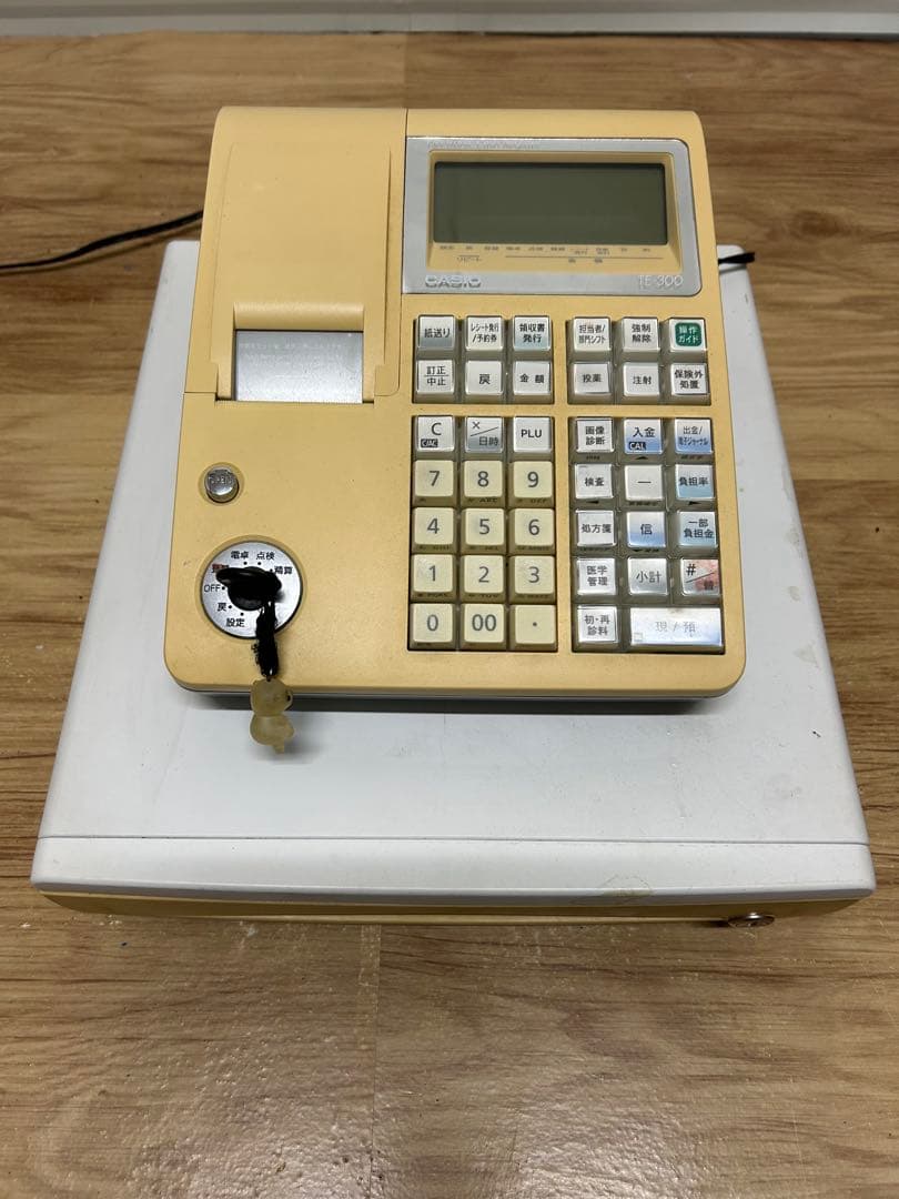 【訳あり品】CASIO　レジスター　TE-300