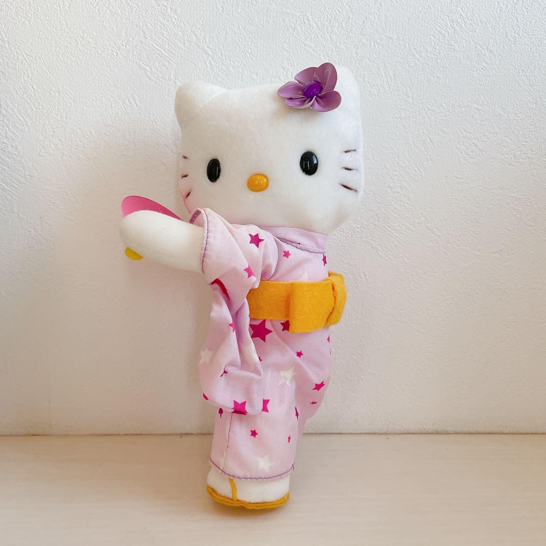希少レア　ハローキティ　浴衣姿　 ぬいぐるみ　サンリオ　非売品 星柄