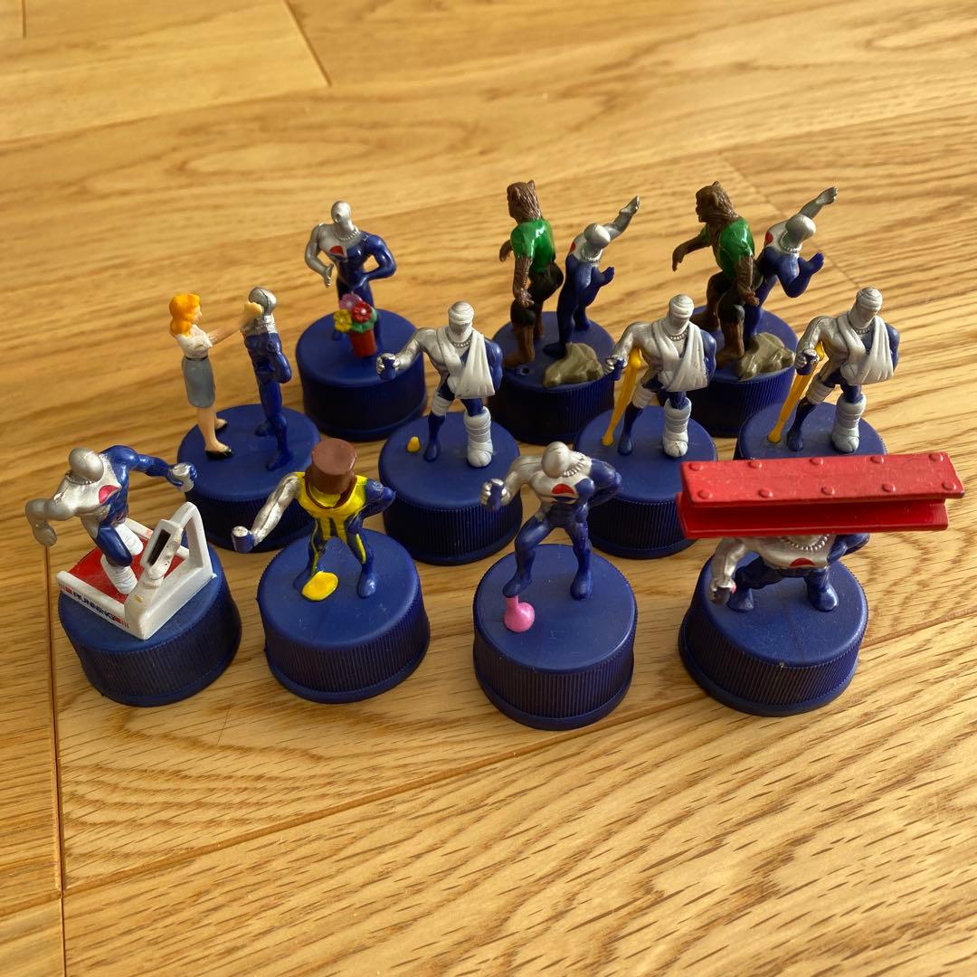 【平成レトロ】ペプシマン ペットボトルキャップ 11個 まとめ売り