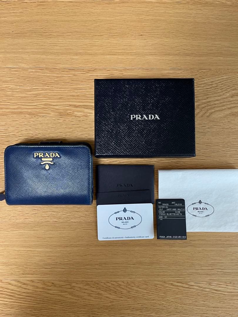 【Kさん専用】PRADA サフィアーノ二つ折り財布