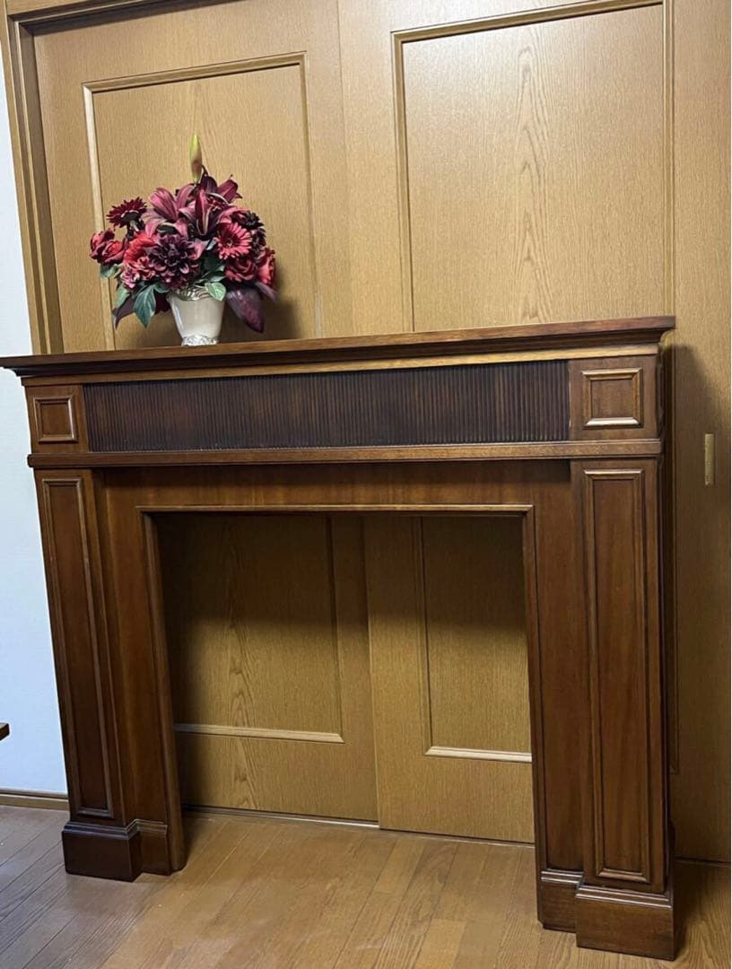 希少　ドレクセル マントルピース　暖炉　サイドボード　美品　輸入家具　大塚家具