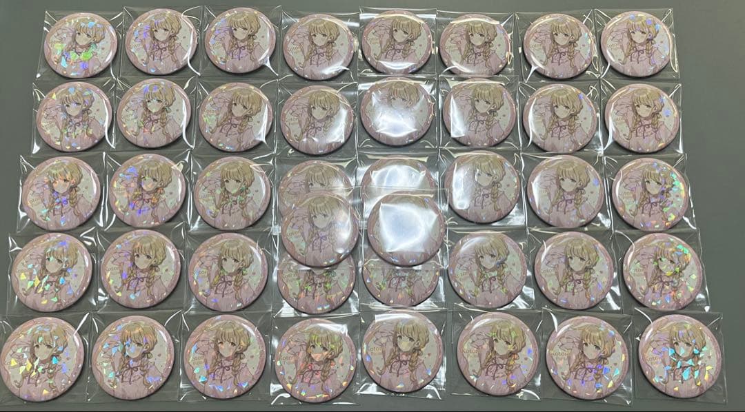 学マス 学園アイドルマスター 109 藤田ことね 缶バッジ 特典 ブロマイド