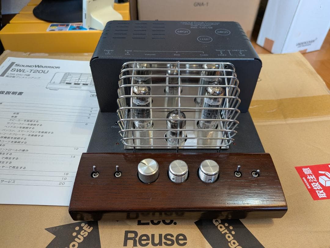 城下工業 日本製 USB DAC 内蔵 真空管アンプ SWL-T20U-SD
