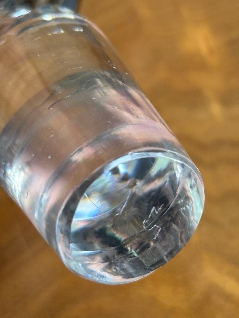 【YienThot】切子ガラス デキャンタ カットガラス ガラス栓付 25