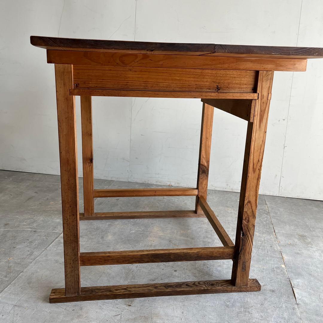 アンティーク 平机 テーブル 無垢材 デスク z484