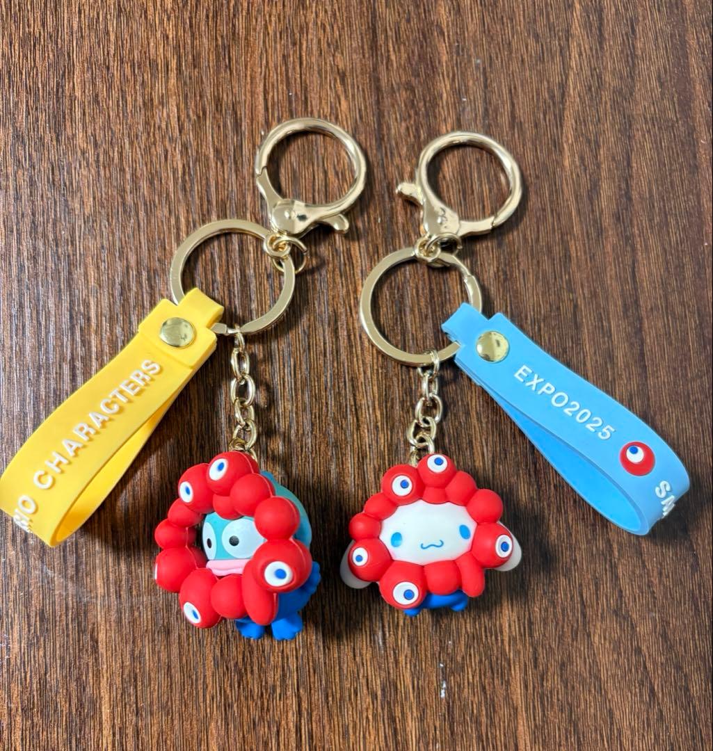 サンリオ 大阪万博　ミャクミャク なりきりマスコット シナモロール ハンギョドン