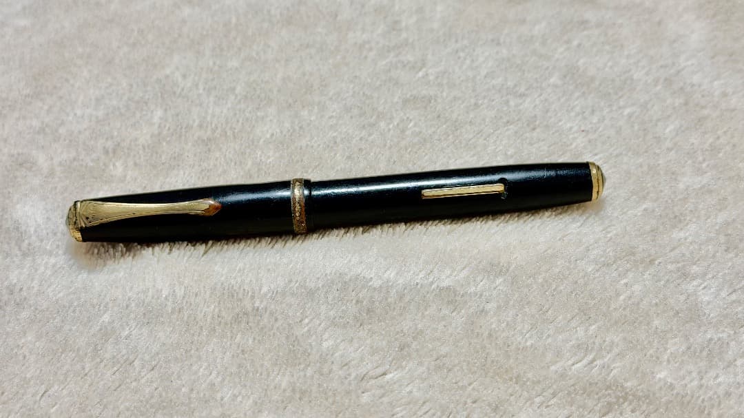 現状品◆パイロット Pilot 古いレバーフィラー式万年筆 14Kペン先