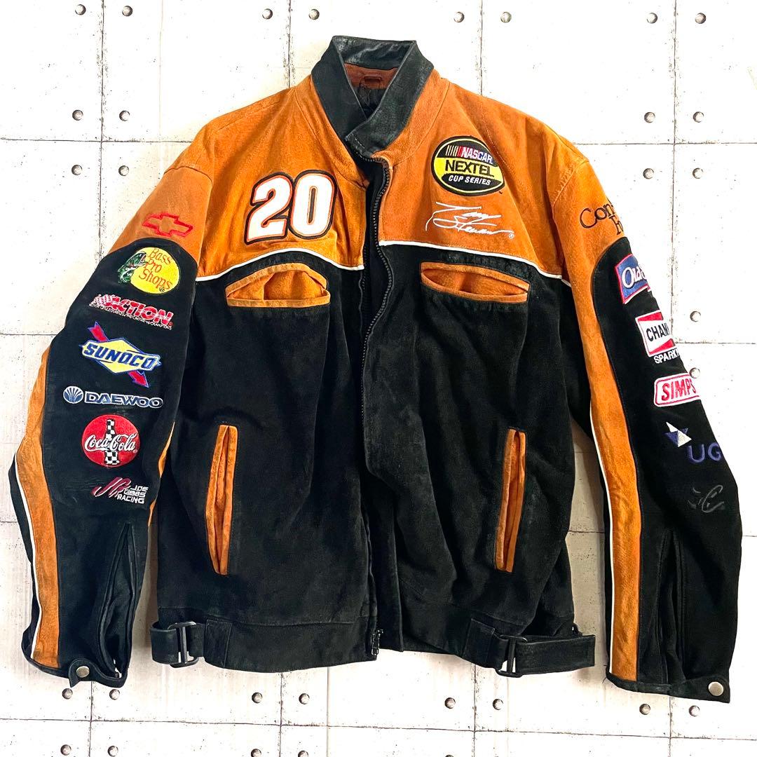【WILSONS LEATHER】90s NASCAR レーシングジャケット M